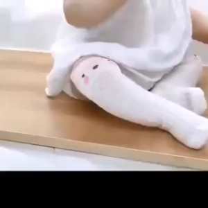 ใหม่! ถุงเท้าเด็กกันยุง ถุงเท้ายาว ดีไซน์ลายสัตว์สุดน่ารัก ระบายอากาศดี เหมาะสำหรับ 0-36เดือน