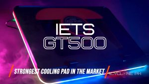 (Cyclone PH) IETS GT500 Cooling Pad for 13  17 inch Laptops With RGB Lights | IETS GT300/S Successor
