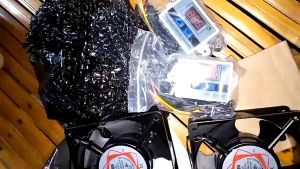 DP-200A aluminum frame AC220V 12038 fan 12cm cooling fan Best for Egg Incubator Strong Exhaust Fan