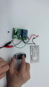 Công Tắc Điều Khiển Từ Xa Không Dây RF 433 MHz DC 24V 2Ch Bộ Thu Và Phát Rơle Cho Đèn Động Cơ Cửa Nhà Để Xe