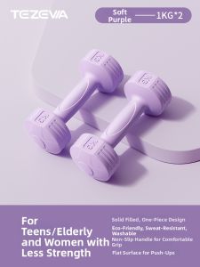 TEZEWA | Fitness Equipment Dumbbells 2KG Pair