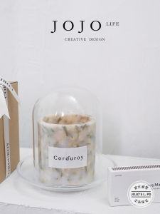 Handmade Wooden Jasmine Essential Oil Diffuser Candle Strong Fragrance of Jasmine Flower for Home Decoration And Relaxation