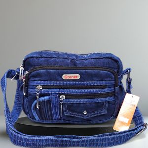 tas selendang jeans denim wanita uk sedang 5 model 3 warna