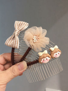 Phụ Kiện Tóc Trẻ Em Nơ Bướm Bông Hoa Màu Trà Sữa Mùa Thu Lược Cài Tóc Bé Gái Lược Tóc Con Dán Tóc Mái Kẹp Tóc Bé Gái Phong Cách Hàn Quốc
