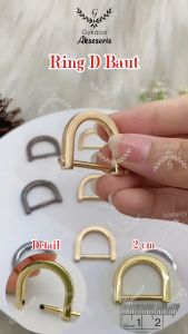 Aksesoris Tas Ring D Baut 2 cm - Aksesoris Tas (IMPORT)