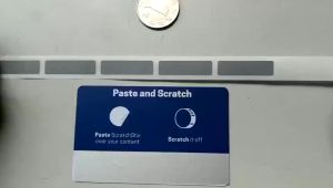 1000Pcs Scratch Off Pin Label Sticker/Label Gosok/Scratch Label/Penutup PIN Voucher/Sticker Gosok