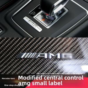For Mercedes-Benz A C E GLC GLB CLA GLS Maybach Interior Decoration AMG Style Badge Sticker