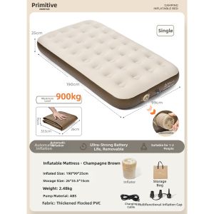 The Primitive | Car Portable Inflatable Bed Air Mattress
