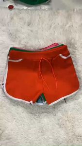 Quần short nữ- quần sooc đùi thể thao nữ phối viền dễ thương