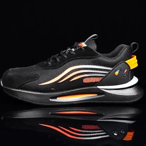 MCPRO SAFETY SHOES Anti-Smashing Mesh Work Shoes 310 Black White/ 310A Black Green/ MC988 Orange Black