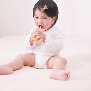 Bevavar Dot Empeng Bayi Teether Bayi Gelang Dan Kotak Mainan Gigitan Bayi BPA Free