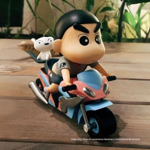 LIWAN | Chibi Shinnosuke Handicrafts Motorcycle Figure Toy