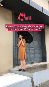 Mall Perabot | Payung Hujan Lipat Motif Buah Buahan Anti UV Payung Tabir Surya