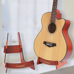 Dodomi L-Shape Guitar Stand Real Wood Floor Bracket Violin Ukulele Base Removable Small Violin Base Musical Instrument Accessory
