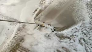 High Pressure Sprayer Washer Water Pump Spray Undercarriage Cleaner Cleaning Bottom Of The Car 304 Stainless Steel Car Bottom Cleaner for Garden Road Car