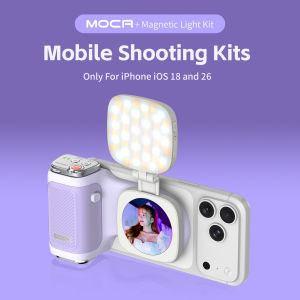 COMITOK MOCA iPhone Camera Shooting Aid Rechargeable RemoteDSLR-Grade Focus LockErgonomic Design+Optional Fill Light/Mirror