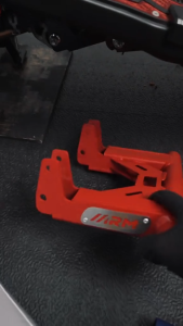 ARM Engine Support Extended 3 inches For Nmax Aerox v1&v2 100% Pure Steel ARUMI MOTO PARTS With Free Keychain