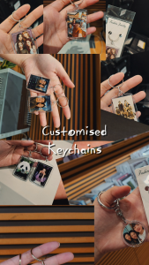 【Graduation Collection】Customised Keychain Rectangle Same or Different Photos Front and Back Personalised Gift High Clarity Durable Souvenirs