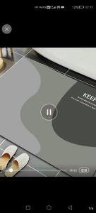 Ready stock  diatom mud absorbent mat floor mat bathroom toilet toilet kitchen entry door anti-slip mat door mat