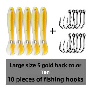 DIAOHAINI | Realistic Nightglow Soft Bait Leadhead Jig for Target Fish