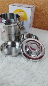 หม้อสแตนเลส ระบบสูญญากาศ แบบหนาพิเศษ กล่องใส่อาหารสแตนเลส 2 ขนาด 1.3L และ 2L