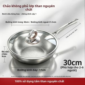RONGCHUAN | Chảo Đa Năng Không Dính Titanium Sạch