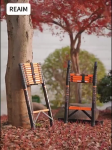 Telescopic Ladder Foldable Aluminum Heavy Duty Ladder Transformable portable Anti-slip Step Ladder