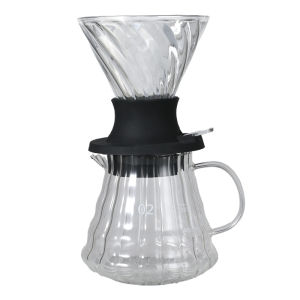 MONGDIO | Smart Coffee Dripper V60 Glass Sharing Pot Set
