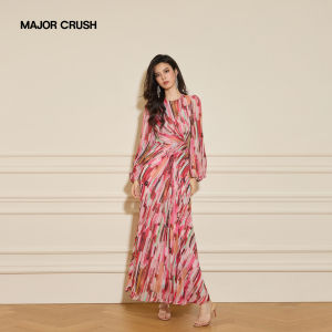 Design Artistic Painting Glass-Poem Long Dress