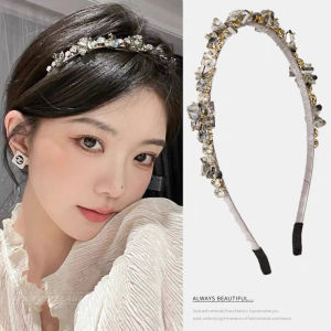 Lamai Hair Accessories ที่คาดผมผู้หญิง ติดเพชร สไตล์เรียบว่า สวยๆ คู่เงา คู่ความงาม ที่คาดผม
