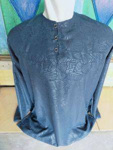 baju koko tanpa kerah pria