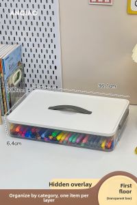 WEIAI | Large Capacity Portable Art Supplies Storage Box