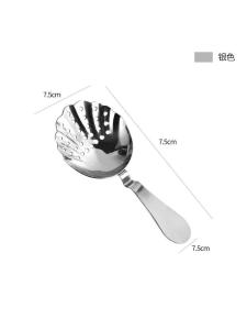 Juliep Shell Ice Strainer Cocktail Shaker Beverage Server Restaurant Quality Barware Ice Filtration Tool