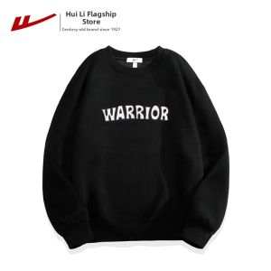 Warrior | Autumn Spring New Heavyweight American Style Fleece No-Hood Sweater