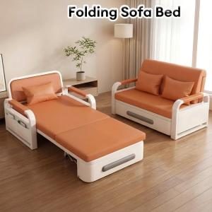 lron Poetry.PH Folding sofa bed sofa katil lipat Multi-functional Metal frame folding single sofa bed