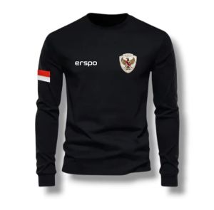Baju Timnas Indonesia Lengan Panjang Mangset