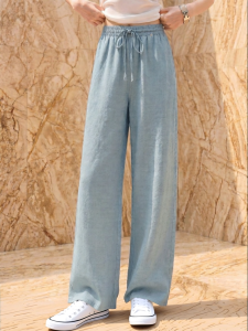 Comfortable Loose Fit Linen Culottes