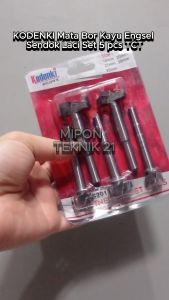 Mata Bor TCT Kayu Engsel Sendok Laci Set 5 Pcs