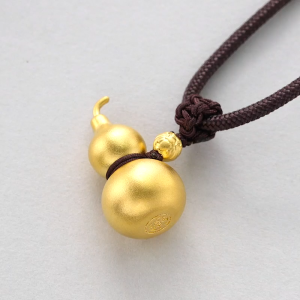 Chow Sang Sang 周生生 999.9 24K Pure Gold Cultural Blessings Fortune and Prosperity Necklace for Women & Men 70cm 91199Z Price-by-Weight 14.22g Gold