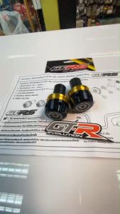 น็อตอุดปลายแฮนด์ GTRS ใส่ FORZA-300-350 XMAX-300 สีทอง น็อตปลายแฮนด์ ใช้ได้ทั่วไป 1 ชุด อุดปลายแฮนด์