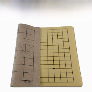 Thickened Soft Cloth Go Chess Board Leather Proof Double Sided Foldable Large Five in a Row PU Chess Board Gaming Accessories