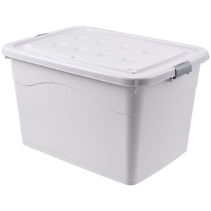 Thick Plastic Storage Box with Wheels