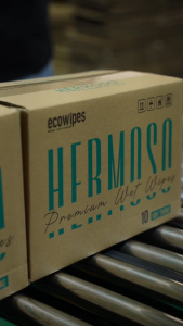 HÀNG CÔNG TY_Combo 03 gói Khăn ướt cao cấp Hermoso gói 80 tờ không mùi không parabens dùng cho em bé