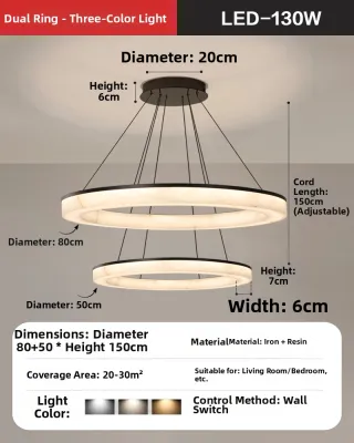 Designers Light | Luxurious Marble-effect Minimalist Chandelier