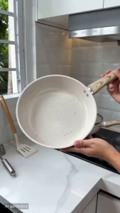 Nipiin Premium Non-Stick Induction-Ready Frying Pan with Wooden Handle
