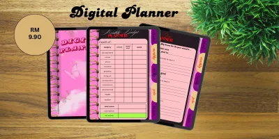 Digital planner 2025 pink