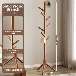 WEIZHI | High-End Stand-Up Wooden Clothes Rack
