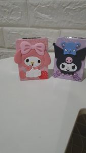 KACA LIPAT CERMIN RIAS LIPAT FLIP PREMIUM / KACA LIPAT / CERMIN MAKE UP LIPAT ENGSEL BESI BENTUK KOTAK KARAKTER KUROMI MY MELODY