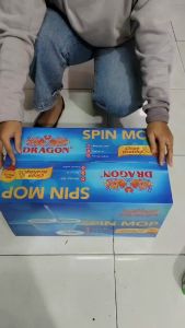 Spin Mop Pel Dragon Alat Pel Lantai Ember Putar 1 set