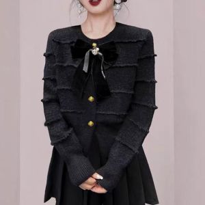 TM 39006 Cardigan Yvonne bow tie knitted top import